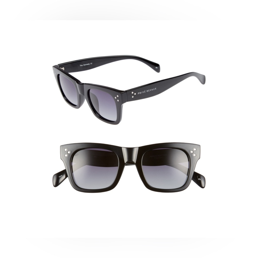Black Polarized PRIVÉ REVAUX Sunglasses (never worn)